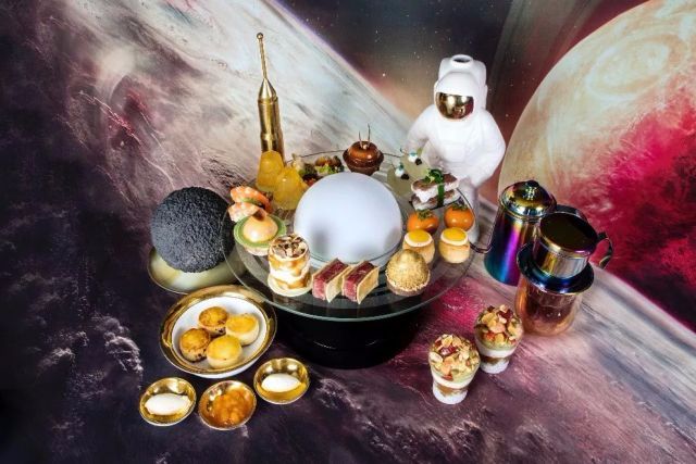 北京华尔道夫酒店“太空”系列之火星漫步动画互动主题下午茶