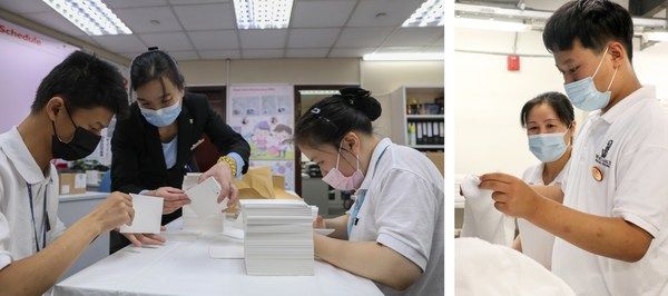 万豪国际集团为黄浦区特殊教育职业学校学生提供职业技能培训