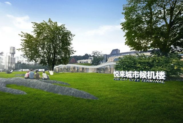 重庆悦来国际会展城将建设西南地区第一座服务会展产业的城市候机楼